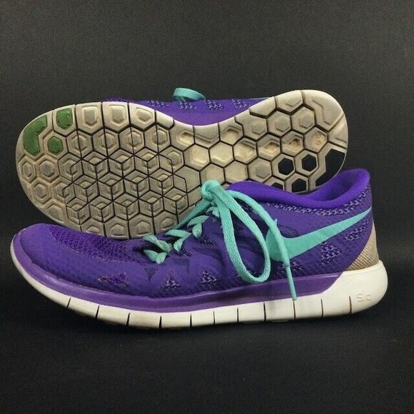 Nike Free 5.0 - Women's Size 8 - Dark Purple -Running/Jogging Shoes - 642199-502 - Picture 1 of 9